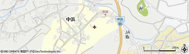 石川県志賀町（羽咋郡）中浜（ル）周辺の地図