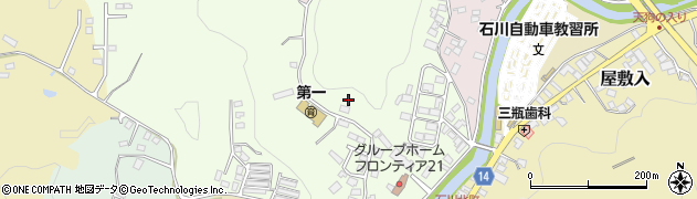 福島県石川町（石川郡）古舘周辺の地図