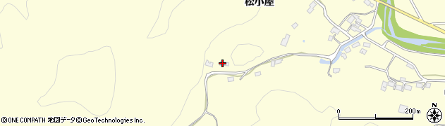 福島県いわき市大久町大久（松小屋）周辺の地図