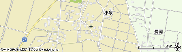 小泉集落開発センター周辺の地図