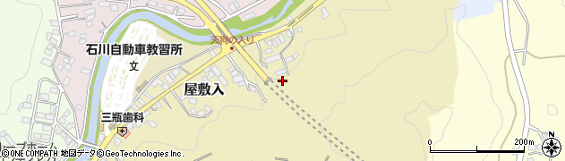 福島県石川町（石川郡）屋敷入周辺の地図