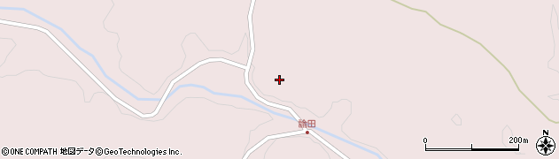 福島県石川郡古殿町論田後川周辺の地図
