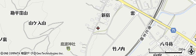 福島県西白河郡泉崎村泉崎新宿23周辺の地図