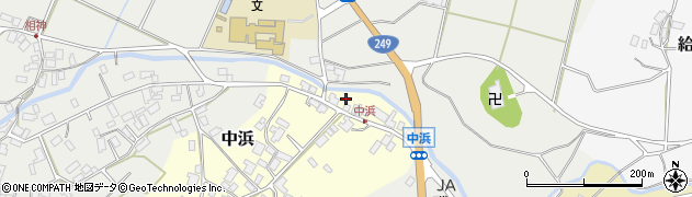 石川県志賀町（羽咋郡）中浜（ヌ）周辺の地図