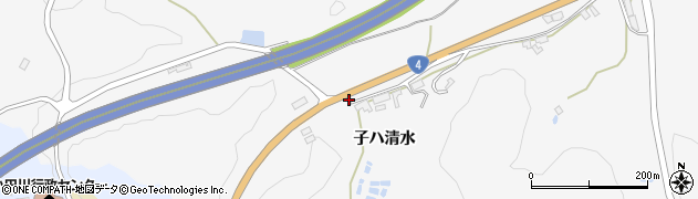 福島県白河市小田川七曲り周辺の地図