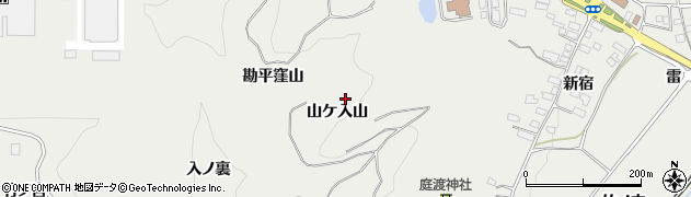 福島県泉崎村（西白河郡）泉崎（山ケ入山）周辺の地図