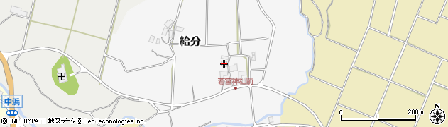 石川県羽咋郡志賀町給分ヘ170周辺の地図