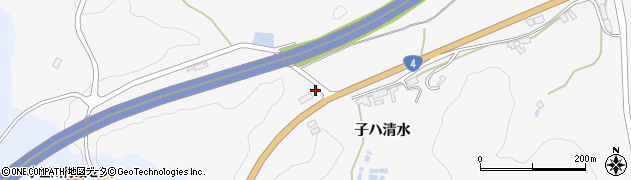 福島県白河市小田川（古道）周辺の地図