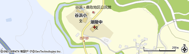 上越市立潮陵中学校周辺の地図