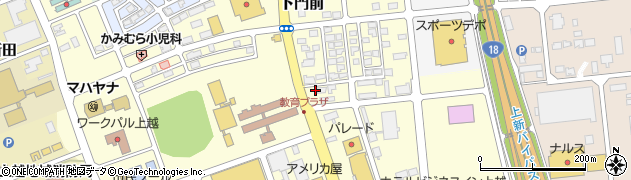 新潟県上越市下門前1762周辺の地図