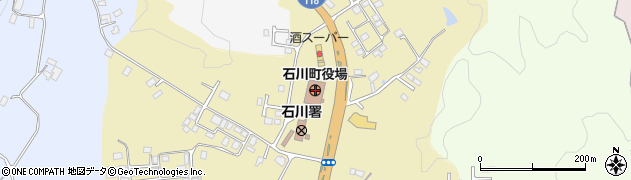 福島県石川郡石川町周辺の地図