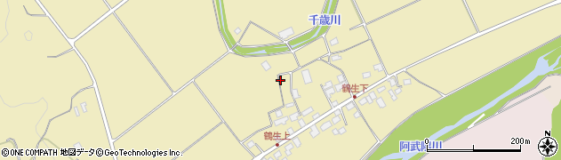 福島県西白河郡西郷村鶴生周辺の地図