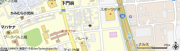 新潟県上越市下門前1673周辺の地図