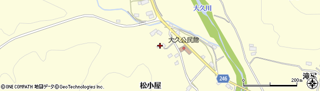 福島県いわき市大久町大久日渡29周辺の地図