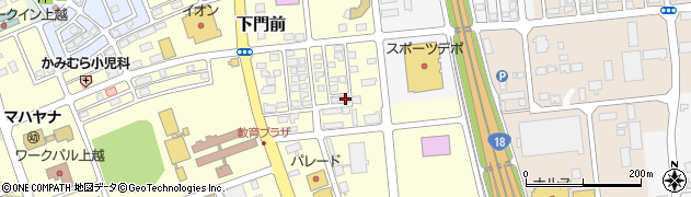 新潟県上越市下門前205周辺の地図