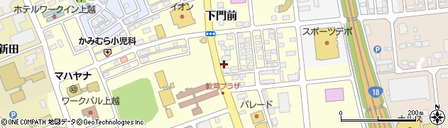 新潟県上越市下門前1757周辺の地図