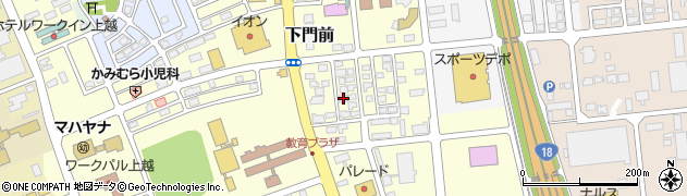新潟県上越市下門前195周辺の地図