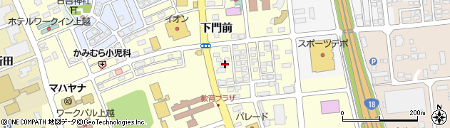 新潟県上越市下門前1753周辺の地図