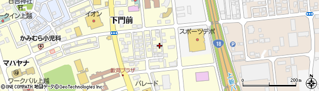 新潟県上越市下門前192周辺の地図