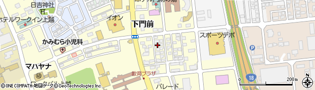 新潟県上越市下門前188周辺の地図