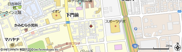 新潟県上越市下門前189周辺の地図
