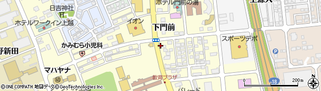 新潟県上越市下門前1749周辺の地図