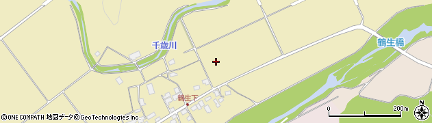 福島県西郷村（西白河郡）鶴生（内川岸）周辺の地図