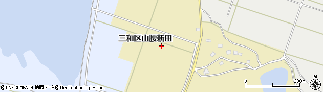 新潟県上越市三和区山腰新田周辺の地図