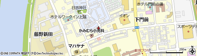 新潟県上越市下門前1863周辺の地図