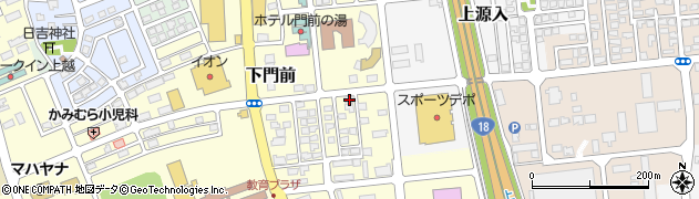 新潟県上越市下門前183周辺の地図