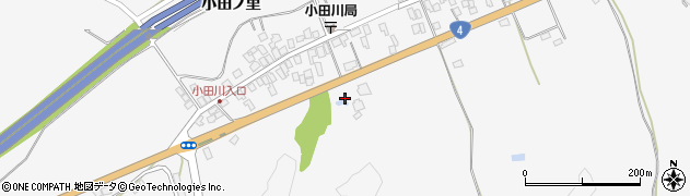福島県白河市小田川（行屋久保）周辺の地図