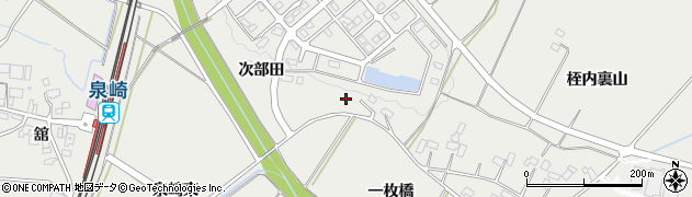 福島県泉崎村（西白河郡）泉崎（一枚橋）周辺の地図
