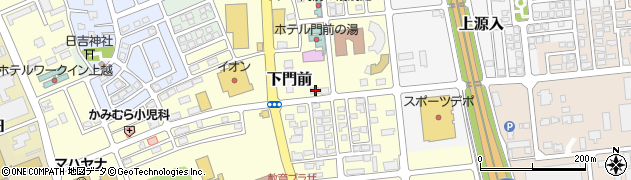 新潟県上越市下門前1886周辺の地図