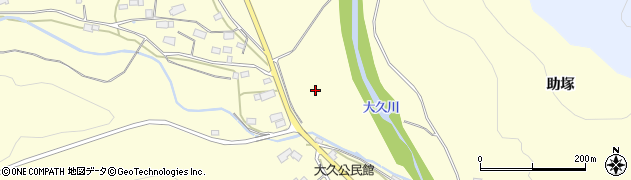 福島県いわき市大久町大久（川原）周辺の地図