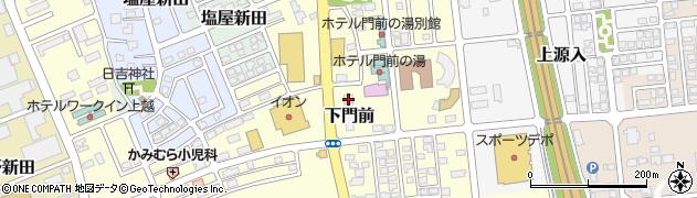 新潟県上越市下門前1879周辺の地図