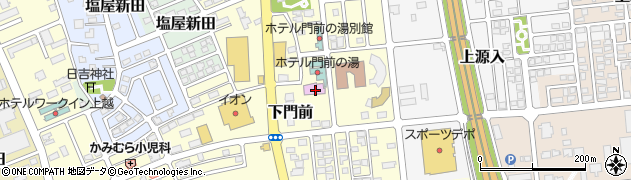 新潟県上越市下門前1899周辺の地図