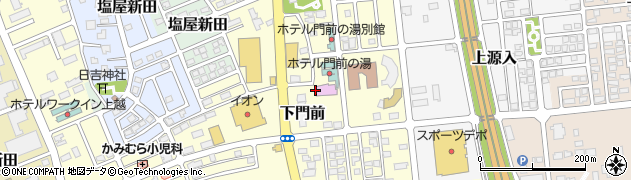 新潟県上越市下門前1880周辺の地図