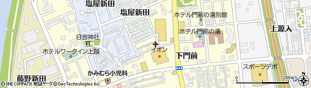 新潟県上越市下門前1958周辺の地図