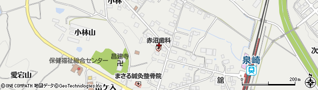 福島県泉崎村（西白河郡）泉崎（下宿）周辺の地図