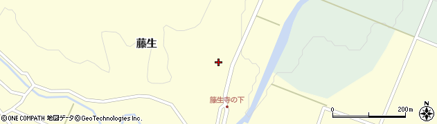 福島県南会津町（南会津郡）藤生（上小塩）周辺の地図