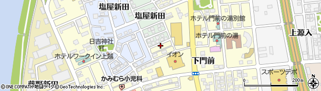 新潟県上越市下門前1963周辺の地図