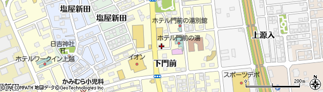 新潟県上越市下門前1950周辺の地図