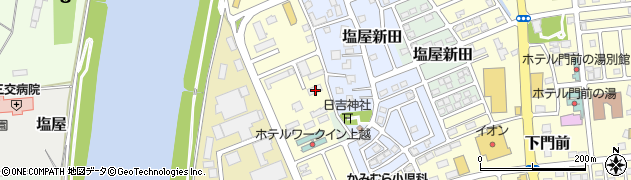 新潟県上越市下門前905周辺の地図