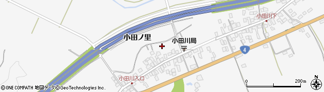 福島県白河市小田川（町浦）周辺の地図