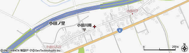 福島県白河市小田川（小田ノ里）周辺の地図