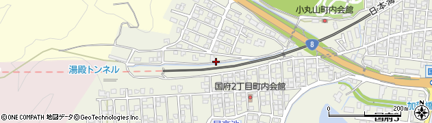 新潟県上越市国府周辺の地図