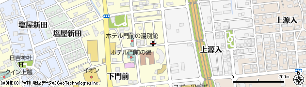 新潟県上越市下門前2045周辺の地図