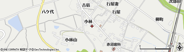 福島県泉崎村（西白河郡）泉崎（小林）周辺の地図