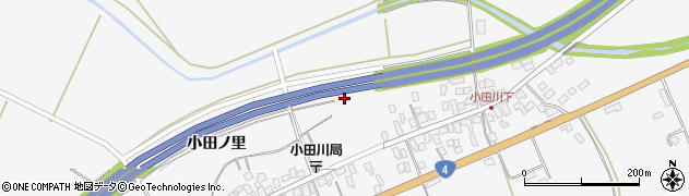 福島県白河市小田川（上早稲田）周辺の地図