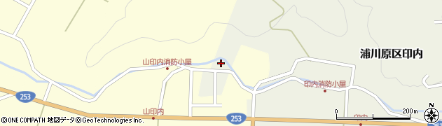 新潟県上越市浦川原区印内1326周辺の地図